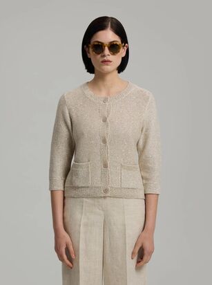 Palmer neuletakki, Latte Beige