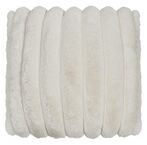 Striped wave cushion 45x45, ivory