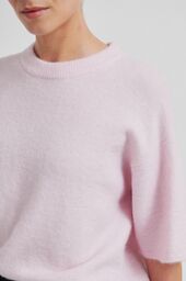 Gabby knit o-neck, pale lilac