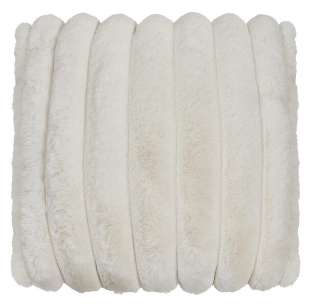 Striped wave cushion 45x45, ivory