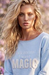 I want magic sweater, blue