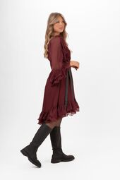 Aubrey dress, cranberry