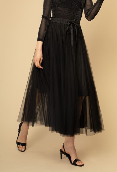 Aria tulle skirt, noir