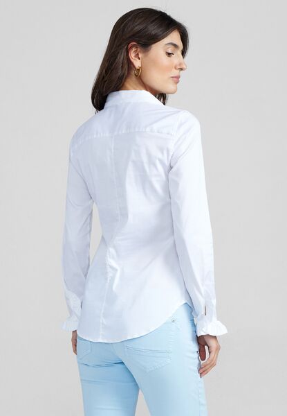 Mattie flip shirt, white