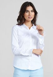 Mattie flip shirt, white