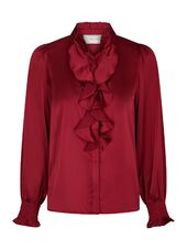 Zamola blouse, dark red