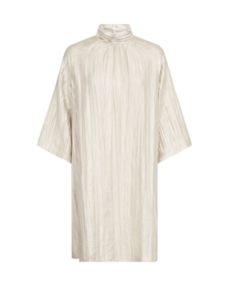 Kerstine highneck dress, mourning dove