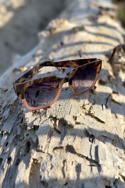 Sunglasses, leoprint taupe