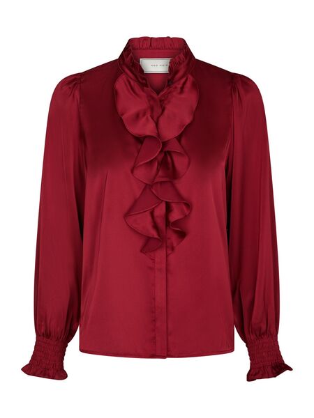 Zamola blouse, dark red