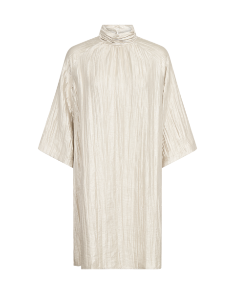 Kerstine highneck dress, mourning dove
