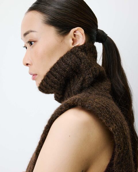 Ansel collar, chocolat