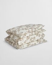 Tree print single duvet, taupe beige