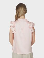 Stella heavy sateen blouse, light pink