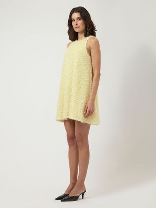 YAScrimo dress, wax yellow