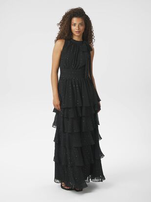 Marli glitz dress, black