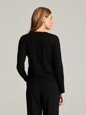 Charlott neuletakki, musta