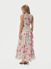 Marli big flower dress, creme