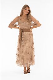 Florence skirt, Antique gold