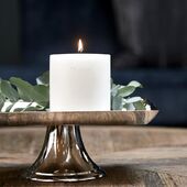 Pillar candle eco 10x10, off-white