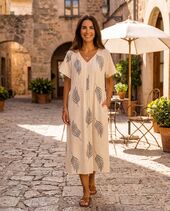 Maria dress, beige