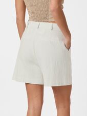 Sega ramie shorts, off white