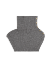Wendy collar scarf, grey melange