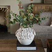 Blossom Vase, White L