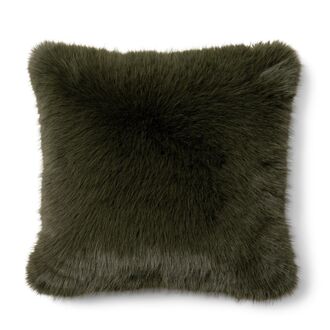 Bromont faux fur pillow cover 50x50