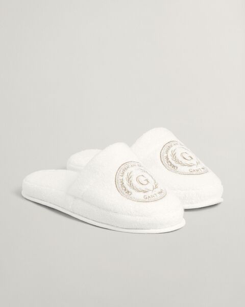 Crest slippers, white