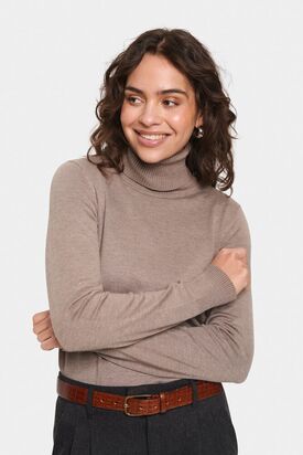 Mila rollneck pullover, atmos melange