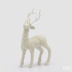 Pearl reindeer 51cm, white