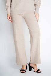 Knit pants, taupe