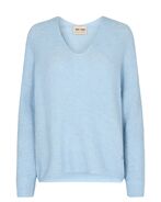 Thora v-neck knit, skyway
