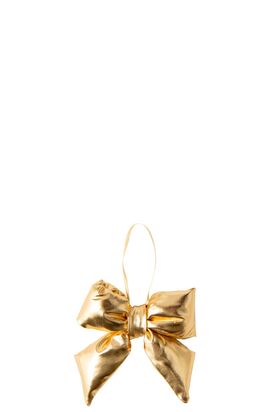 Hanger bow 11cm, shiny gold