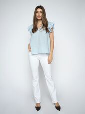 Carla Naomi Deluxe Jeans, Bright White