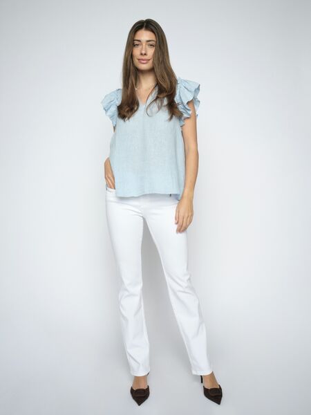 Carla Naomi Deluxe Jeans, Bright White