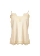 Rosie lace top, nude