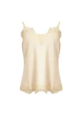 Rosie lace top, nude