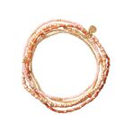 Respect carnelian gold bracelet