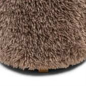 Bovery footstool, raccoon taupe