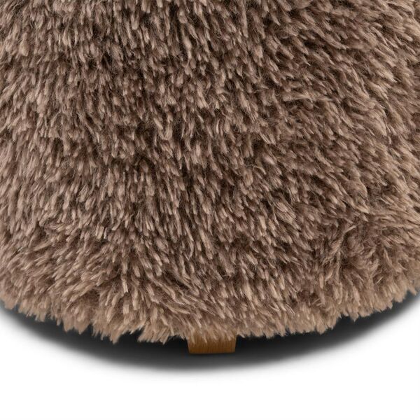 Bovery footstool, raccoon taupe