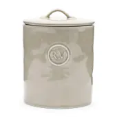 Portofino storage jar M, flax