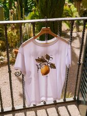 Fruit O-SS Tee, White