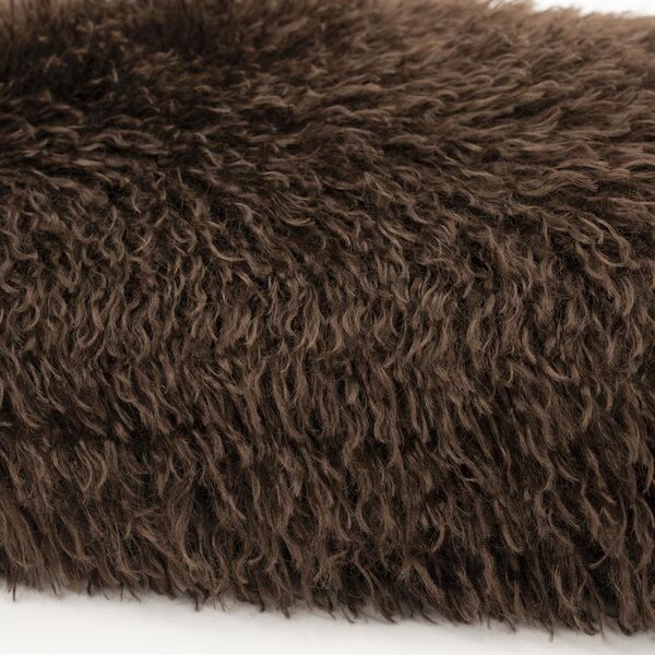 Pillow doodly 50x50, dark brown