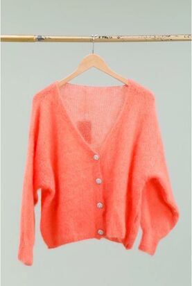 Cardigan Kid Mohair, Coral