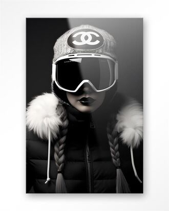 Luxury snow girl 40x60