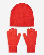 Anicet beanie & gloves, sanguine