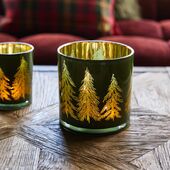 Winter forest votive M