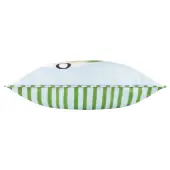 Mediterranean olive ourdoor cushion 43x43, olive/blue
