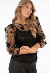 Florence blouse, black